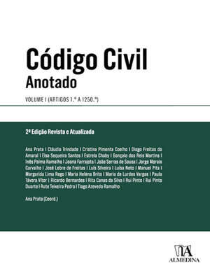 cover image of Código Civil Anotado--Volume I--2ª Edição